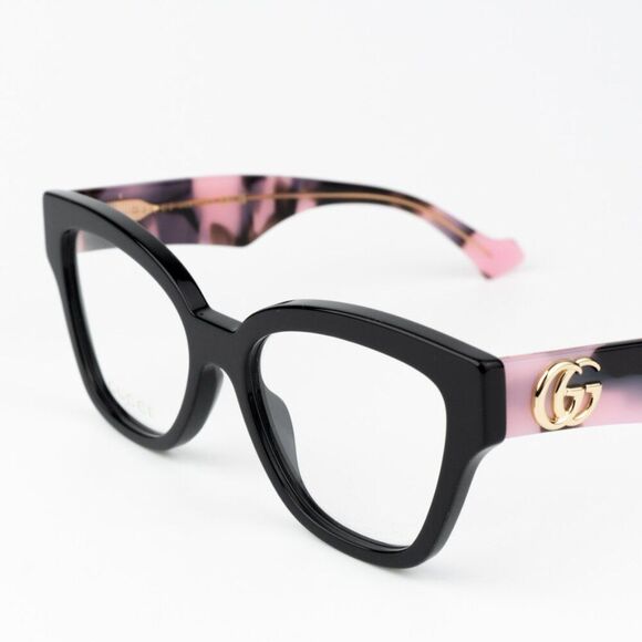 NEW Gucci GG1424O 012 Black Pink Cat Eye Women Eyeglasses GG 1424O main image 7